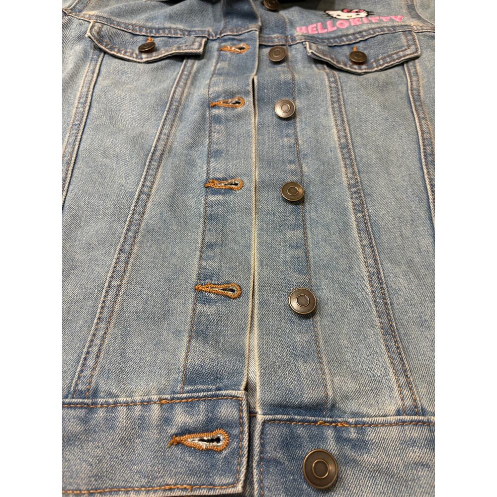 Sanrio Hello Kitty and Friends Denim Jean Jacket Girls Size L - Picture 5 of 7